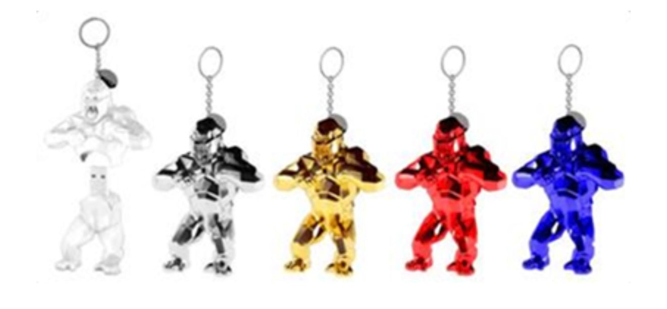 - Porte Clé USB Kong - Richard Orlinski - couleur au choix -