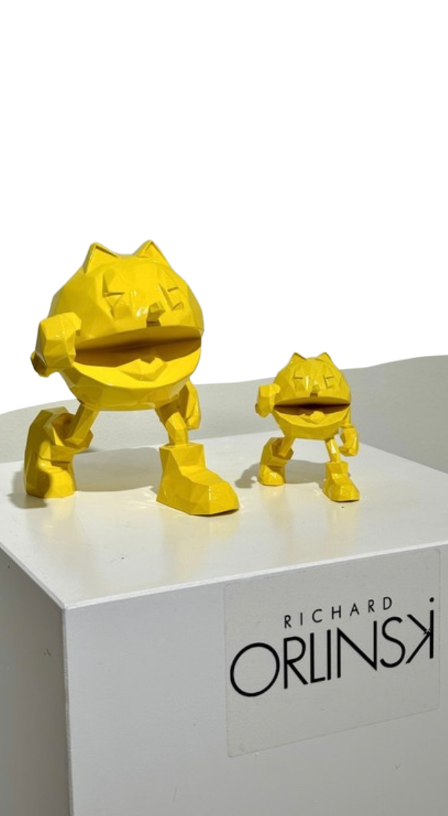 - Lot de deux sculptures Pac-Man - Richard Orlinski -